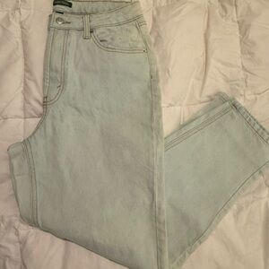 Wild Fable High Rise Tapered Light Blue Women's Jeans